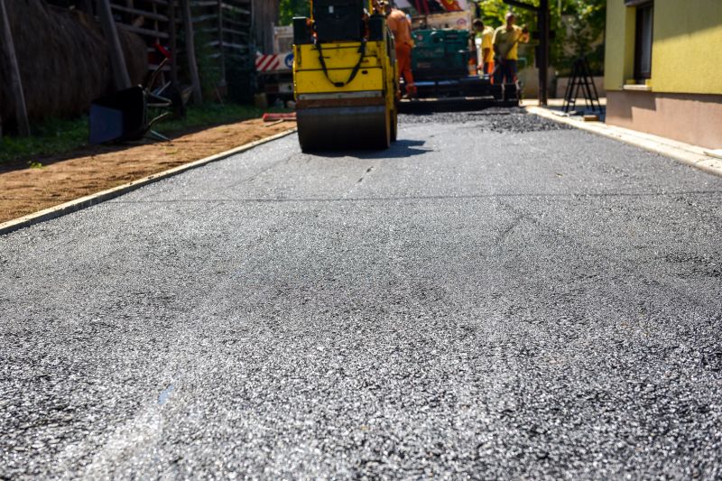 Finished Asphalt Driveway Close-up