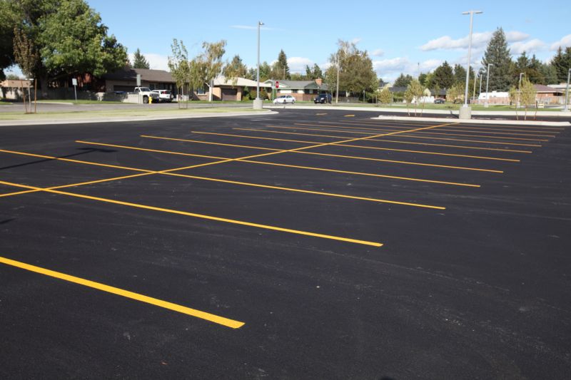 Completed Asphalt Parking Area