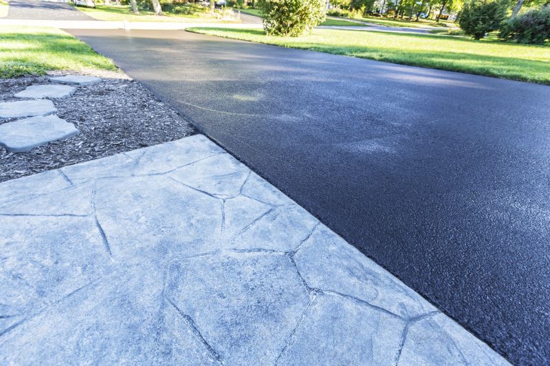 Finished Residential Asphalt Driveway